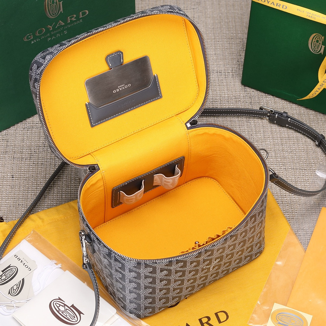 高仿Goyard*Muse系列MUSEVA5單價盒子包灰色免檢版