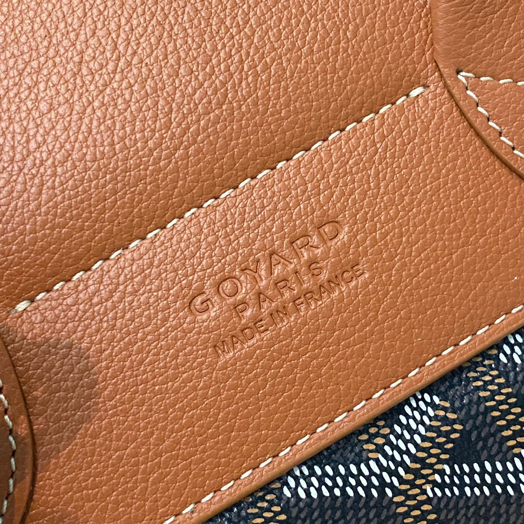 高仿Goyard*ALPIN2經典老花滿印雙肩包棕色免檢版