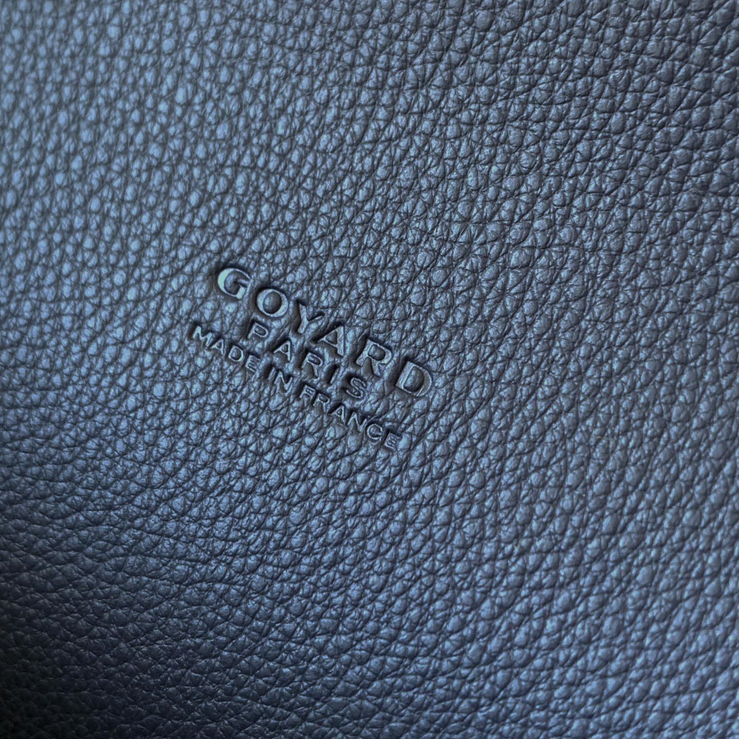 高仿Goyard*CHYPRE1帆布皮革信封袋男女同款藍色免檢版