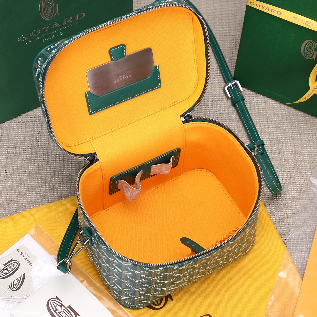 高仿Goyard*Muse系列MUSEVA7單價盒子包綠色免檢版