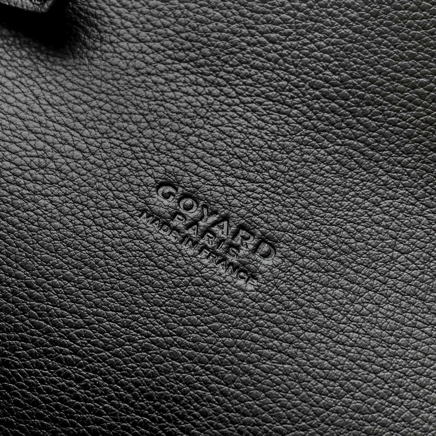 高仿Goyard*CHYPRE5帆布皮革信封袋男女同款黑色免檢版