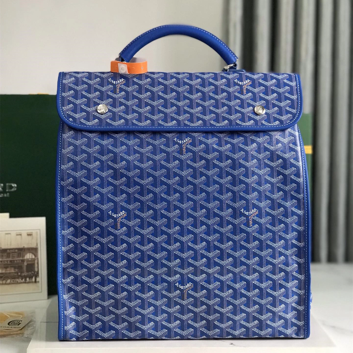 Goyard STLEGE5 折疊雙肩背囊 藍色