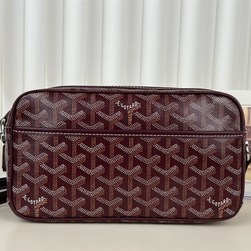 高仿Goyard*CAPVEP9相機郵差包朱紅小號免檢版