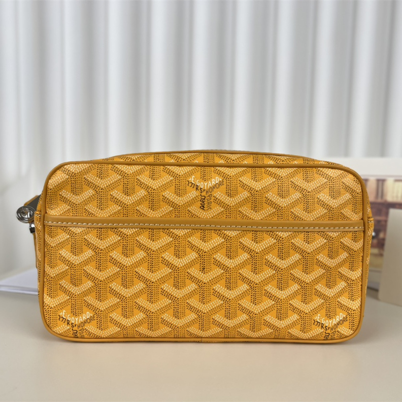 高仿Goyard*CAPVEP8相機郵差包黃色小號免檢版