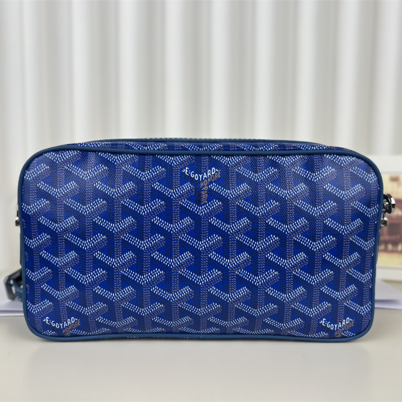 高仿Goyard*CAPVEP6相機郵差包藍色小號免檢版