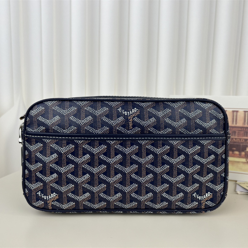 高仿Goyard*CAPVEP7相機郵差包深藍小號免檢版