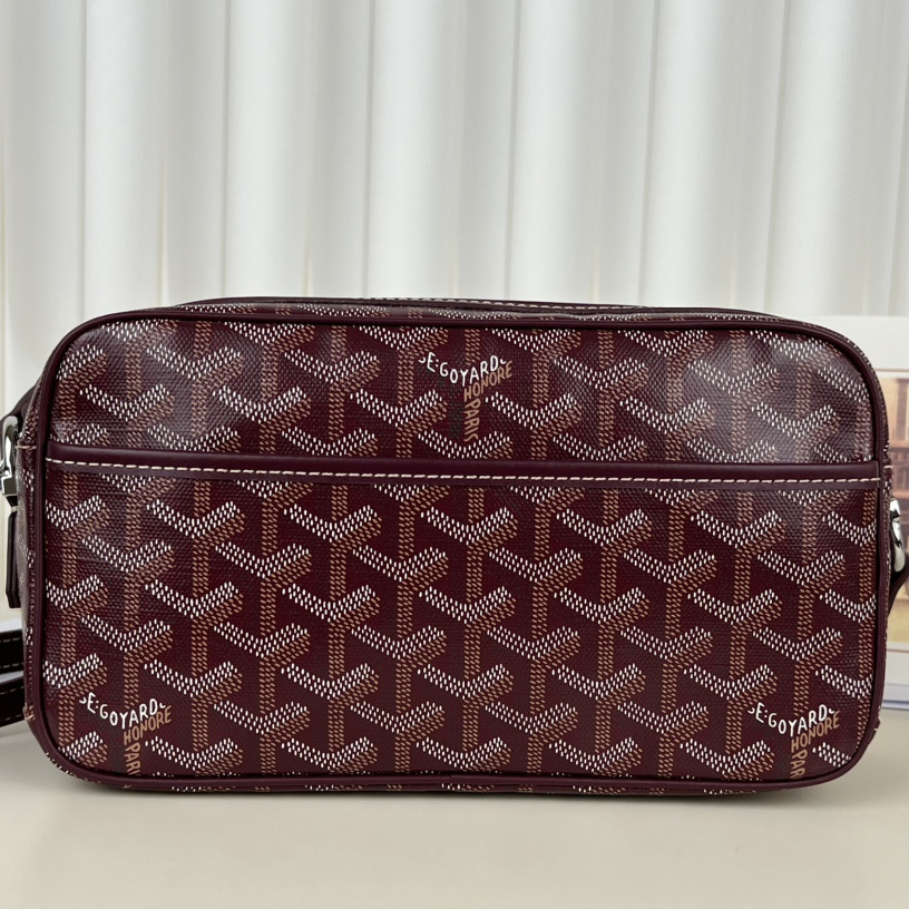 高仿Goyard*CAPVEP9相機郵差包朱紅小號免檢版