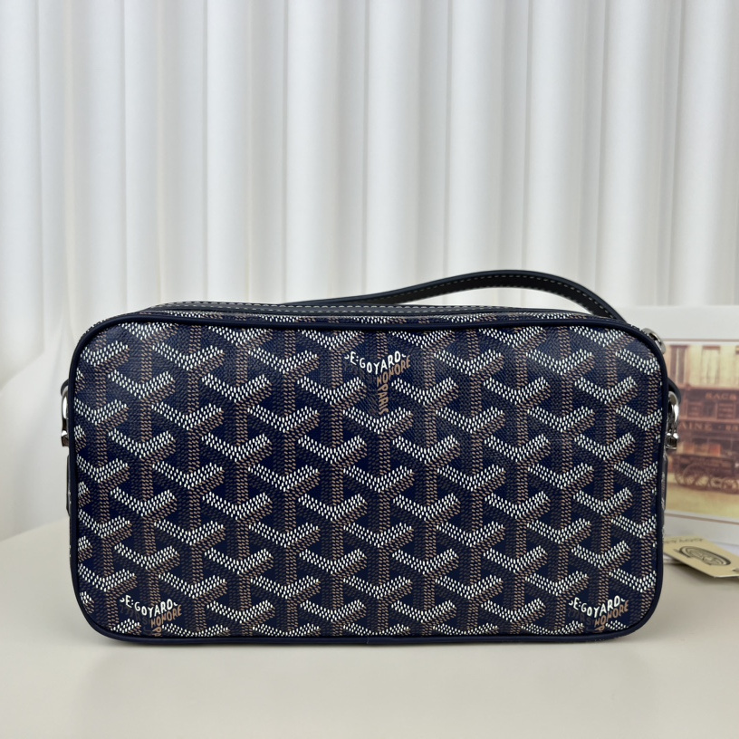 高仿Goyard*CAPVEP7相機郵差包深藍小號免檢版