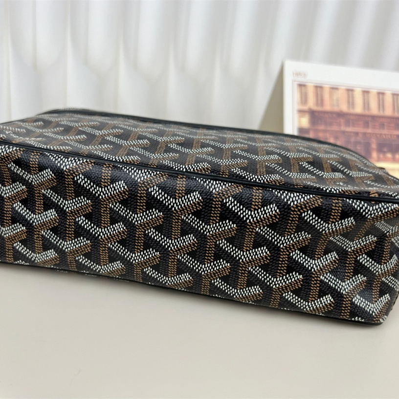 高仿Goyard*CAPVEP5相機郵差包黑色小號免檢版