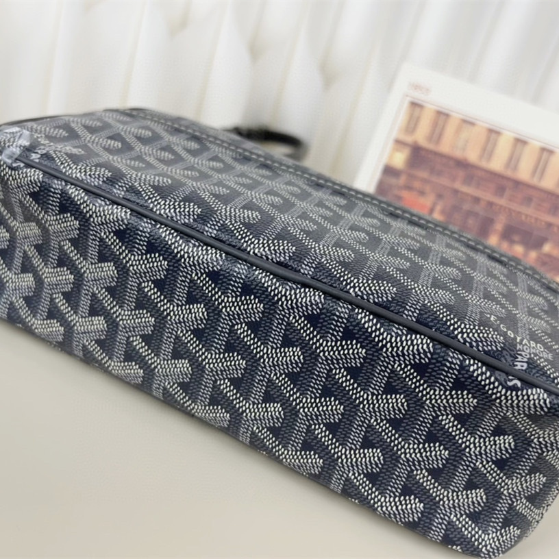 高仿Goyard*CAPVEP2相機郵差包灰色小號免檢版