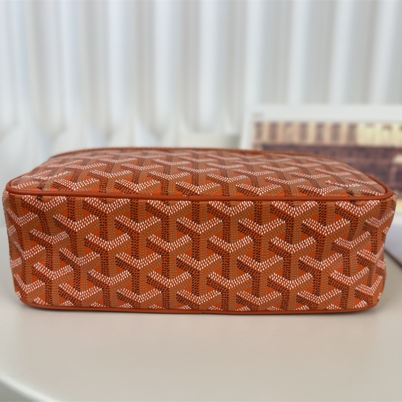 高仿Goyard*CAPVEP11相機郵差包橙色小號免檢版
