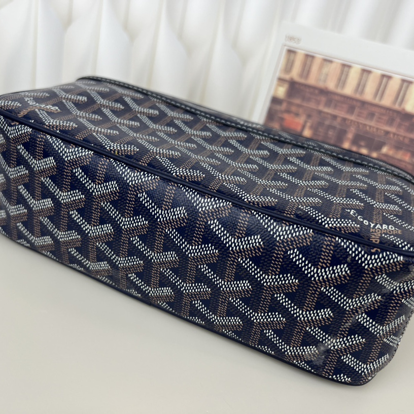 高仿Goyard*CAPVEP7相機郵差包深藍小號免檢版