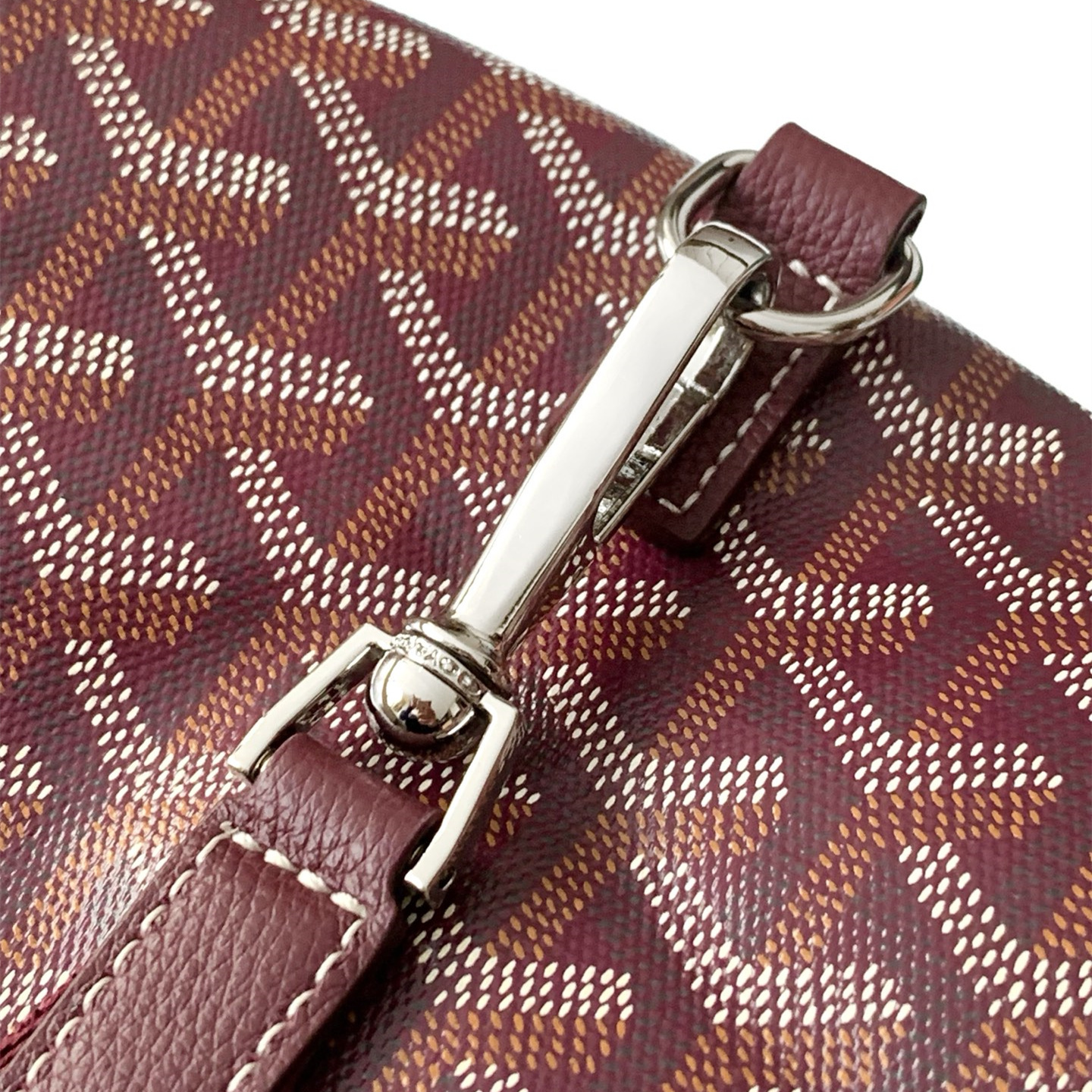 高仿Goyard*BARREL7運動手提旅行袋40朱紅免檢版