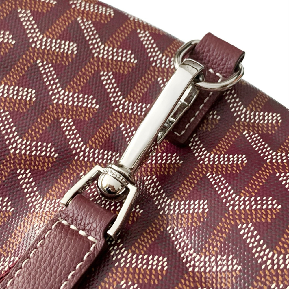 高仿Goyard*BARREL7運動手提旅行袋40朱紅免檢版
