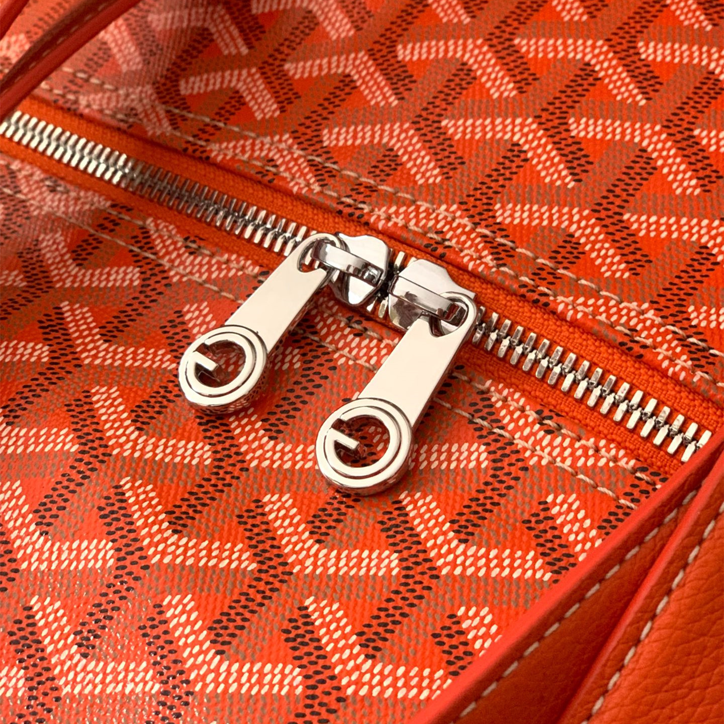 高仿Goyard*BARREL8運動手提旅行袋40橙色免檢版