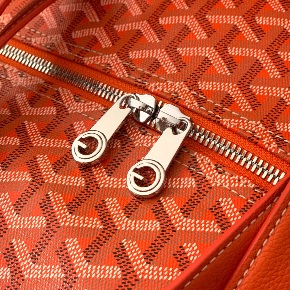 高仿Goyard*BARREL8運動手提旅行袋40橙色免檢版