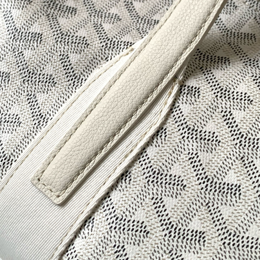 高仿Goyard*BARREL1運動手提旅行袋40白色免檢版