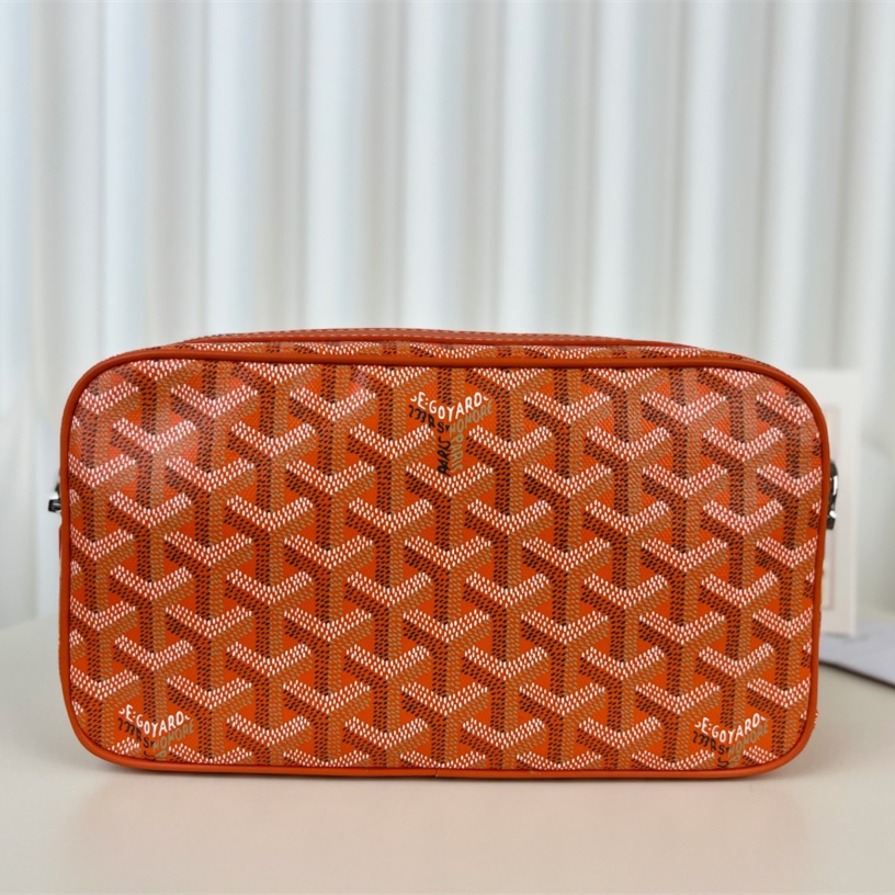 高仿Goyard*CAPVEP11相機郵差包橙色小號免檢版