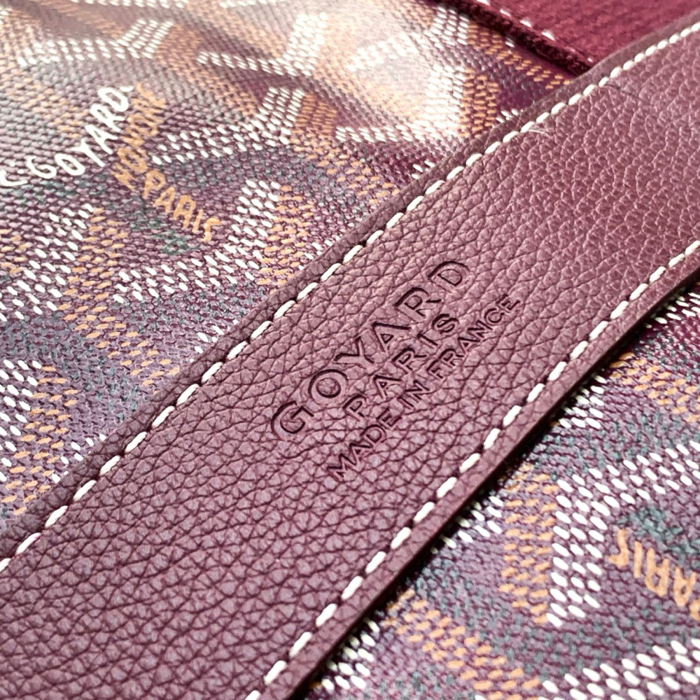 高仿Goyard*BARREL7運動手提旅行袋40朱紅免檢版
