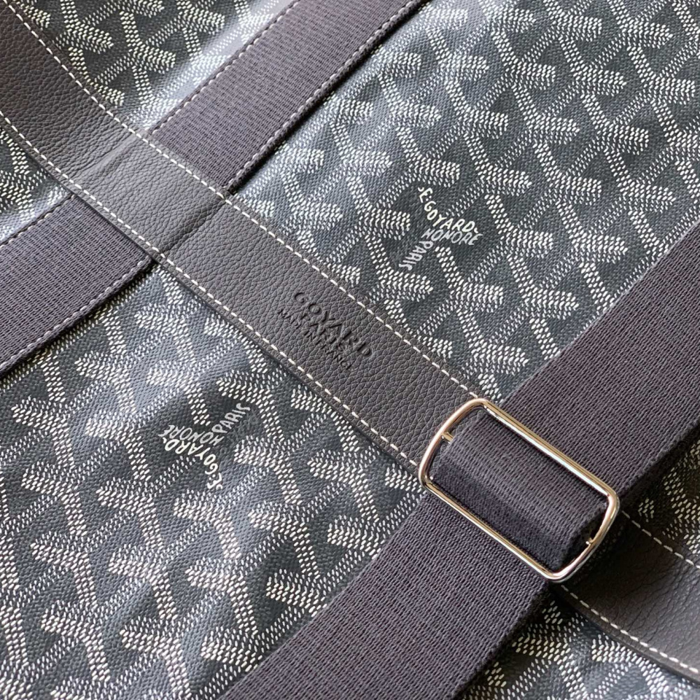 高仿Goyard*BARREL4運動手提旅行袋40灰色免檢版