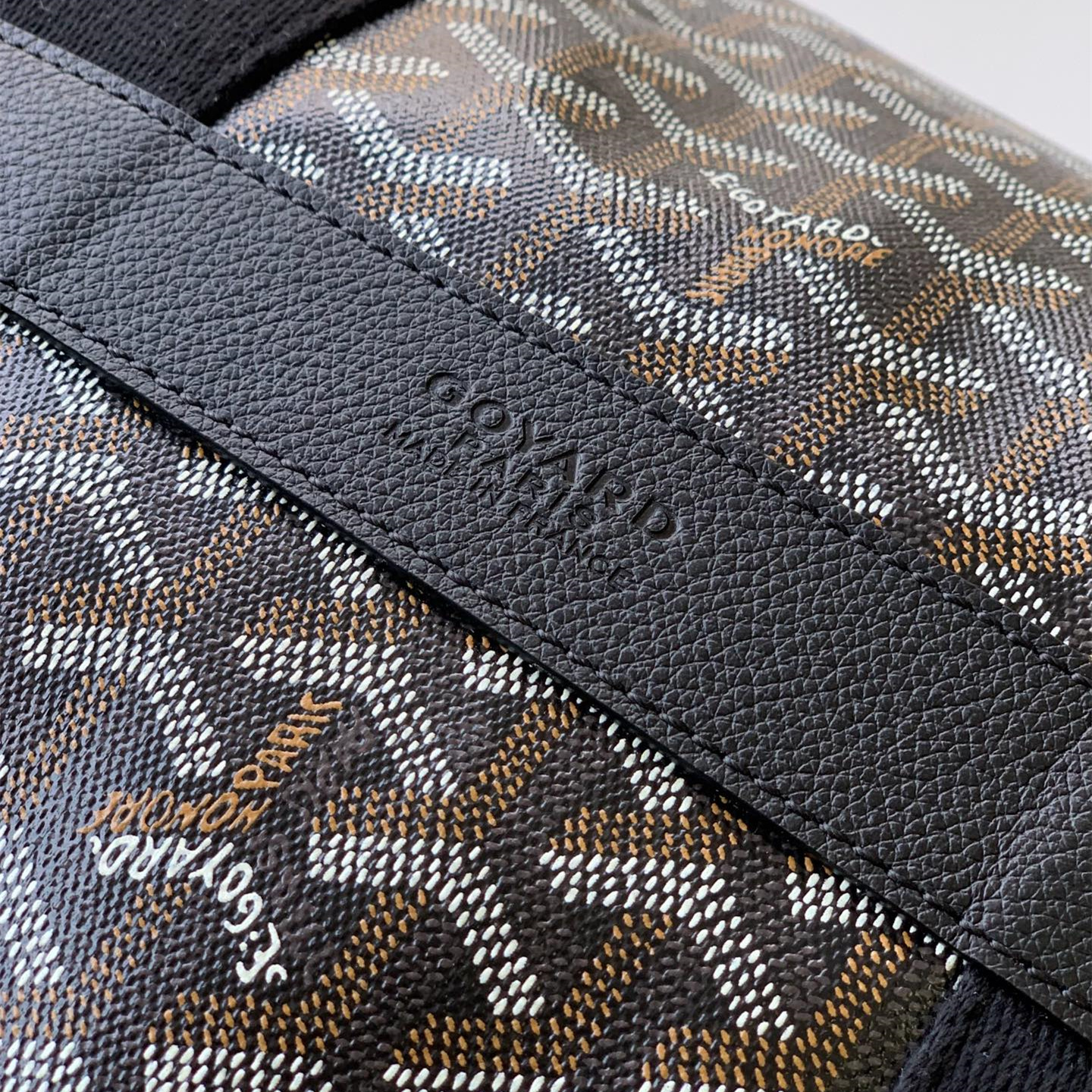 高仿Goyard*BARREL6運動手提旅行袋40黑色免檢版
