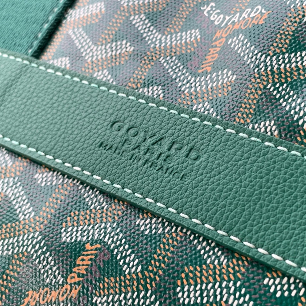 高仿Goyard*BARREL1運動手提旅行袋40綠色免檢版