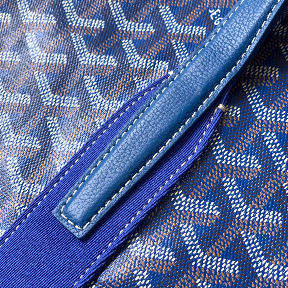 高仿Goyard*BARREL5運動手提旅行袋40藍色免檢版
