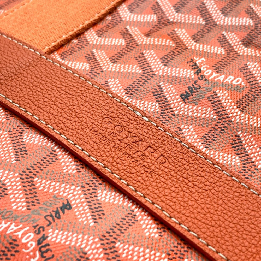 高仿Goyard*BARREL8運動手提旅行袋40橙色免檢版