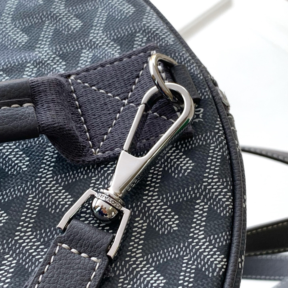 高仿Goyard*BARREL4運動手提旅行袋40灰色免檢版