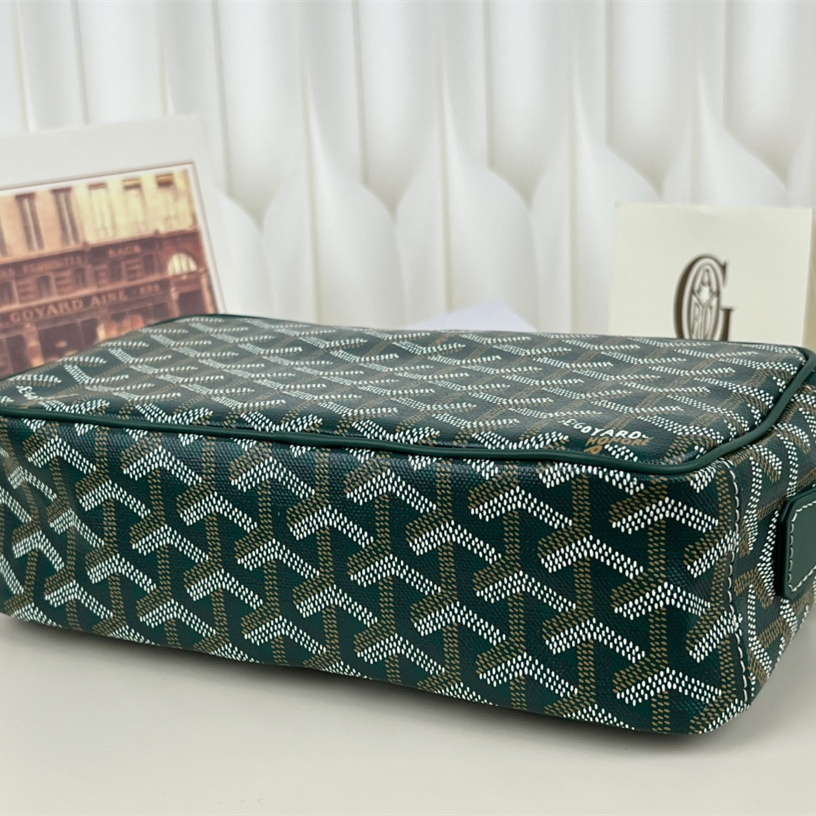 高仿Goyard*CAPVEP3相機郵差包綠色小號免檢版