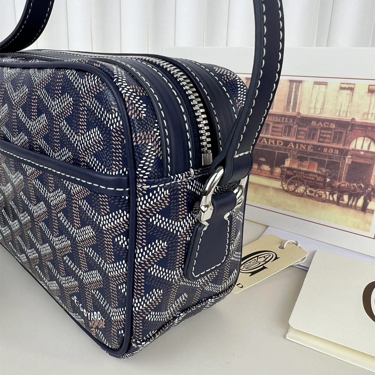 Goyard CAPVEP7 相機郵差包 細節工藝