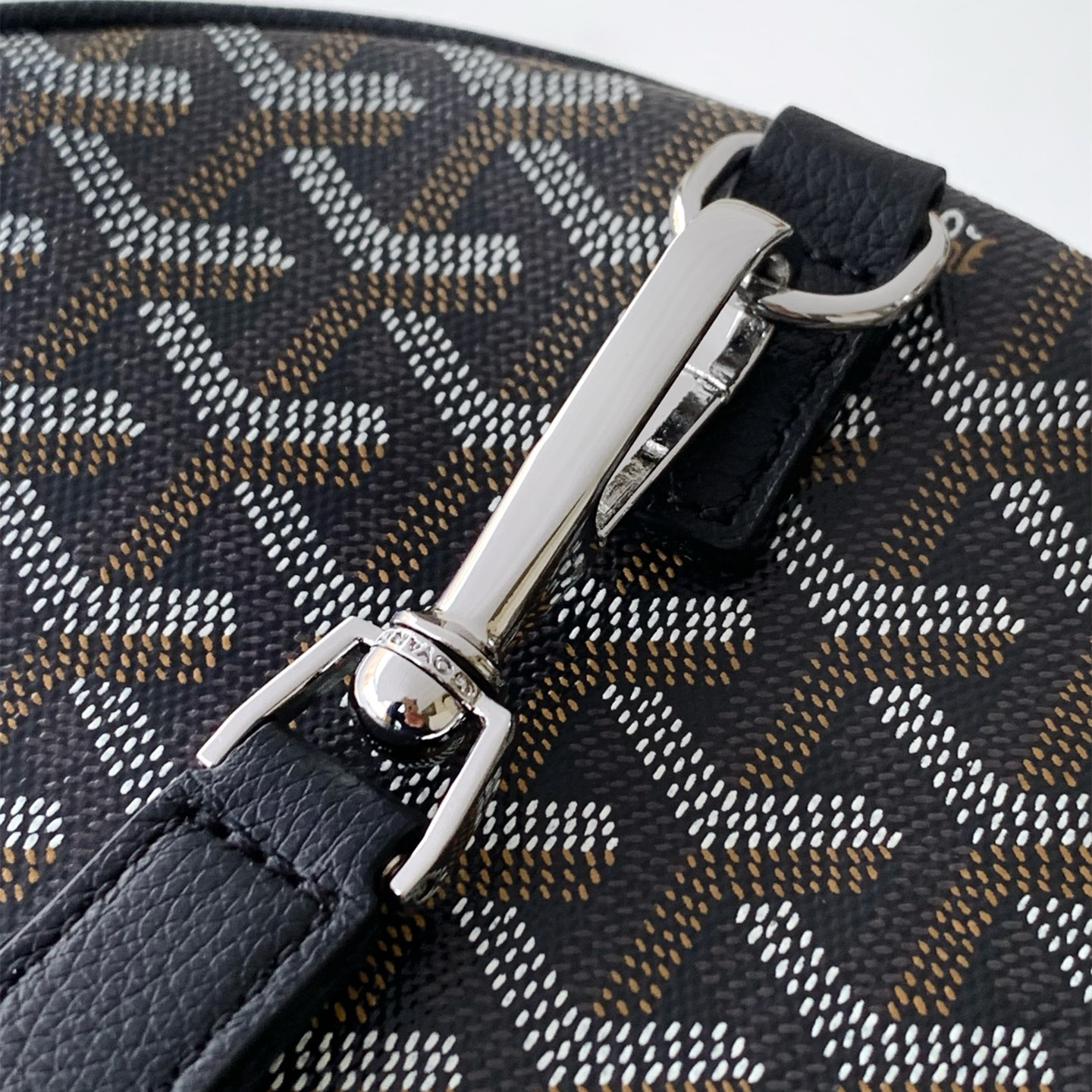 高仿Goyard*BARREL6運動手提旅行袋40黑色免檢版
