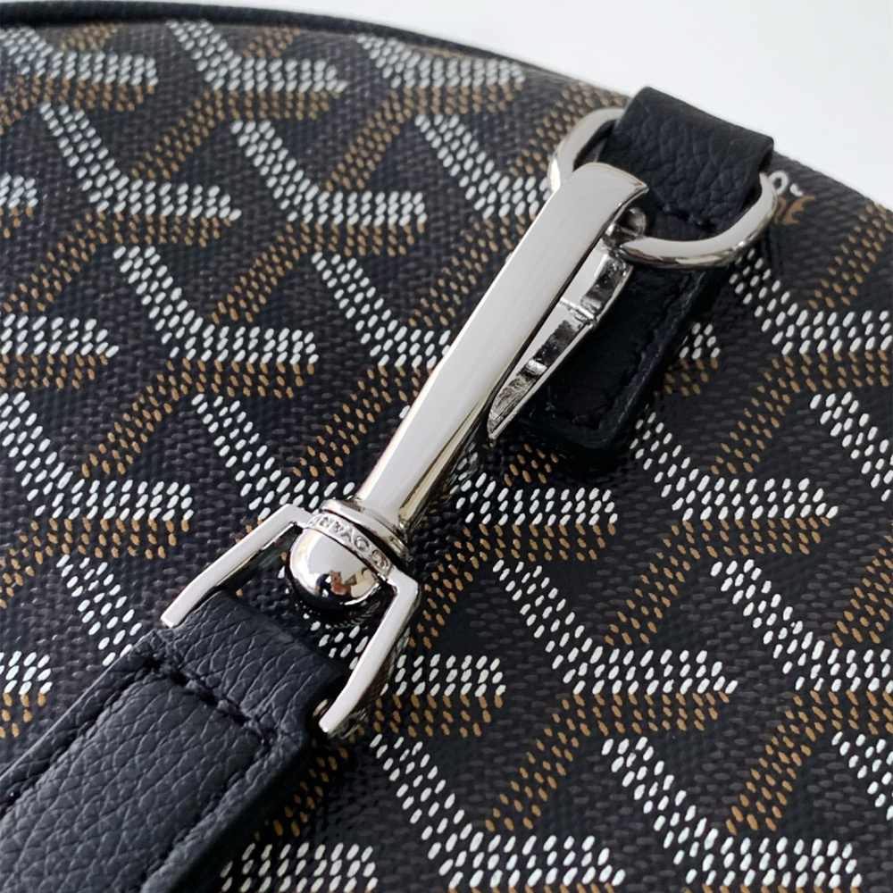 高仿Goyard*BARREL6運動手提旅行袋40黑色免檢版