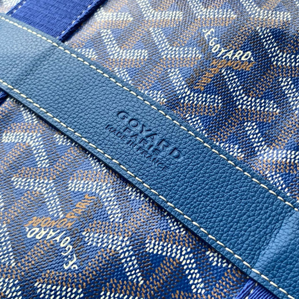 高仿Goyard*BARREL5運動手提旅行袋40藍色免檢版
