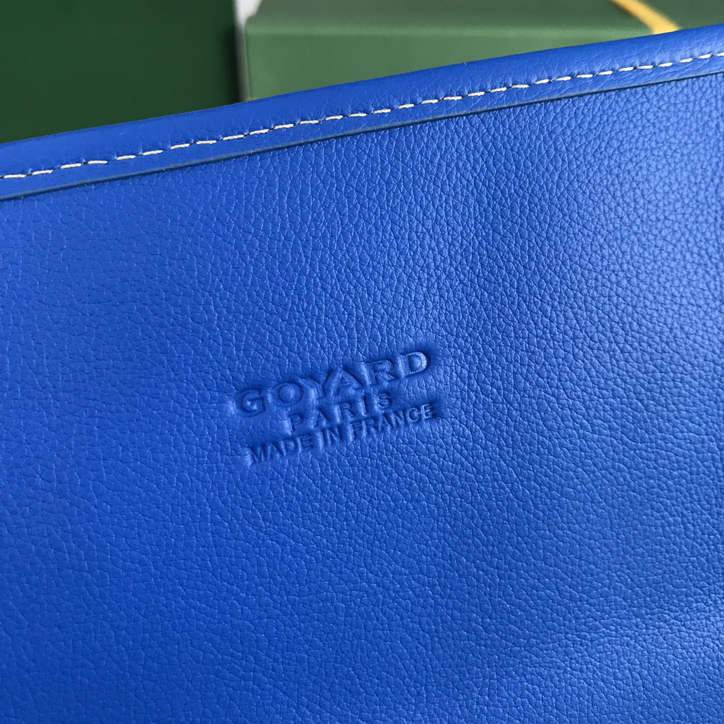 高仿Goyard*STLEGE5折疊雙肩背囊中號藍色免檢版