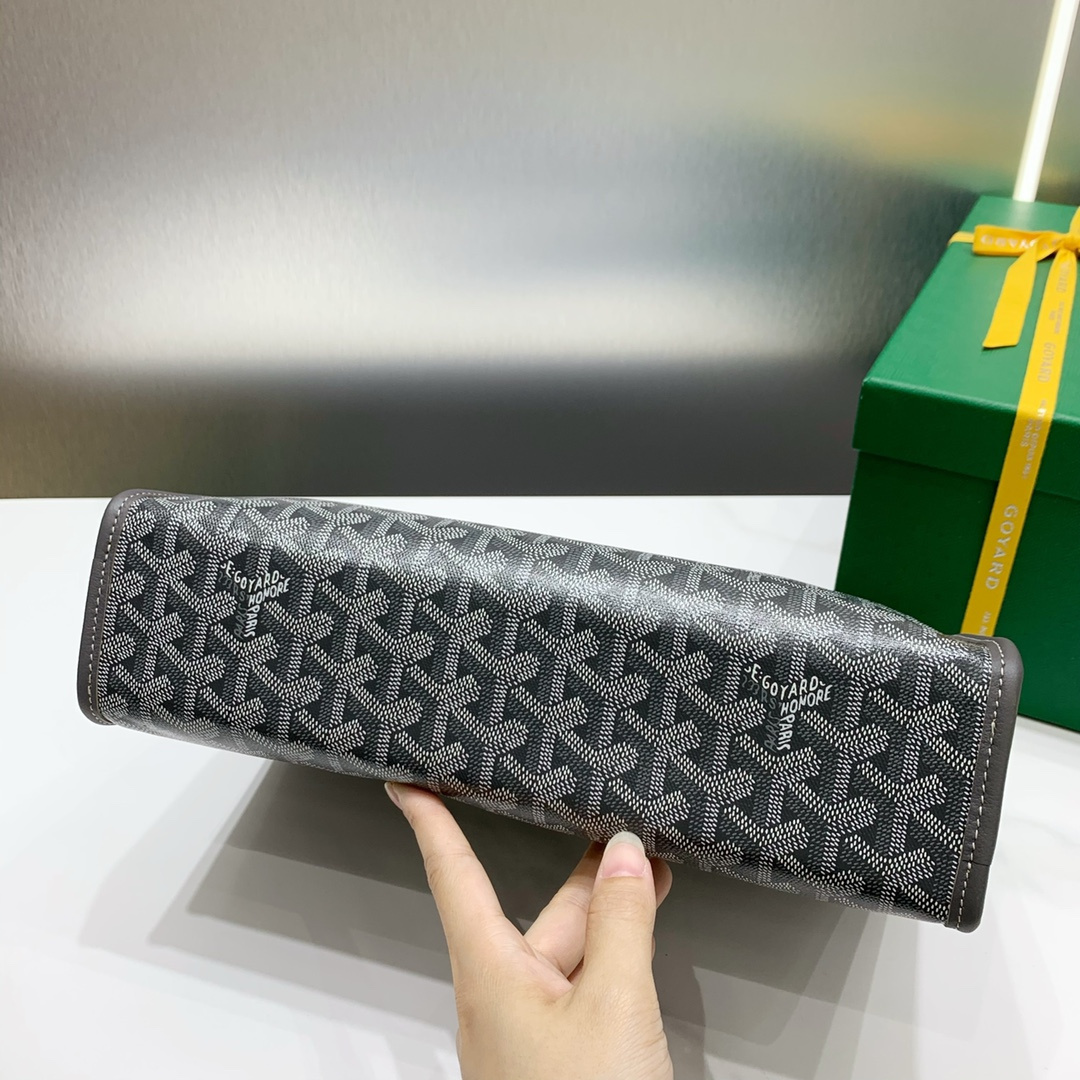 高仿Goyard*JOUVEM4多功能洗漱手拿包灰色大號免檢版