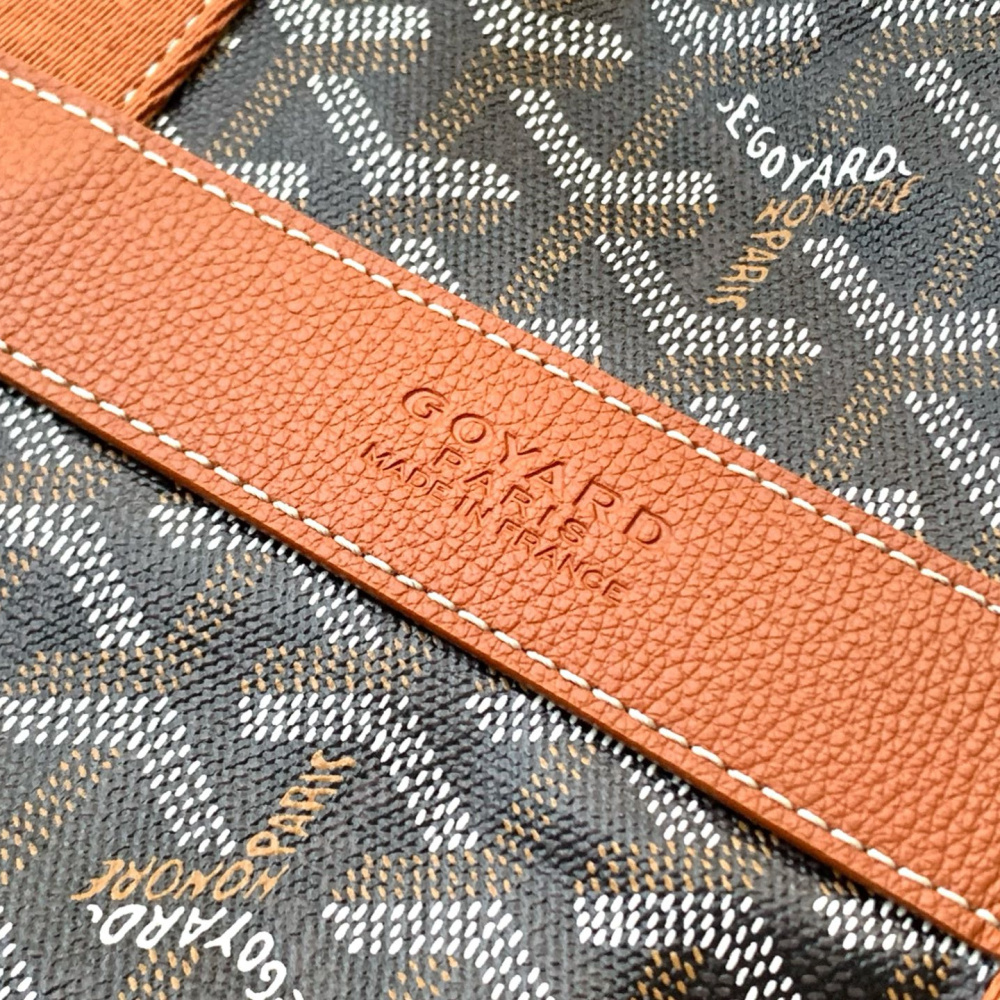 高仿Goyard*BARREL3運動手提旅行袋40棕色免檢版