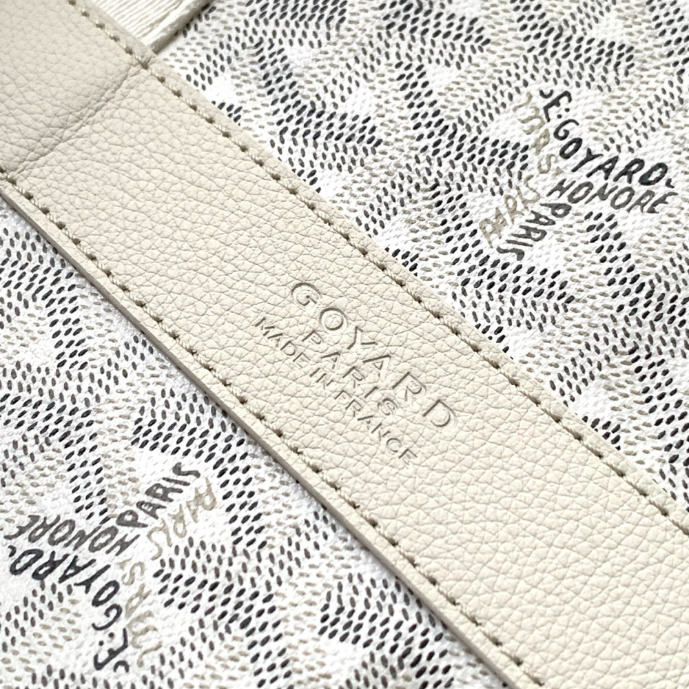 高仿Goyard*BARREL1運動手提旅行袋40白色免檢版