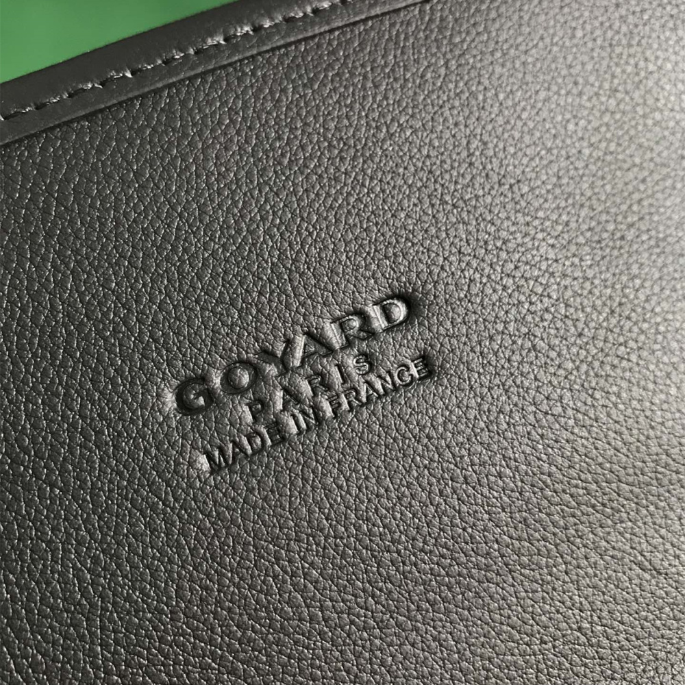 高仿Goyard*STLEGE3折疊雙肩背囊中號黑色免檢版