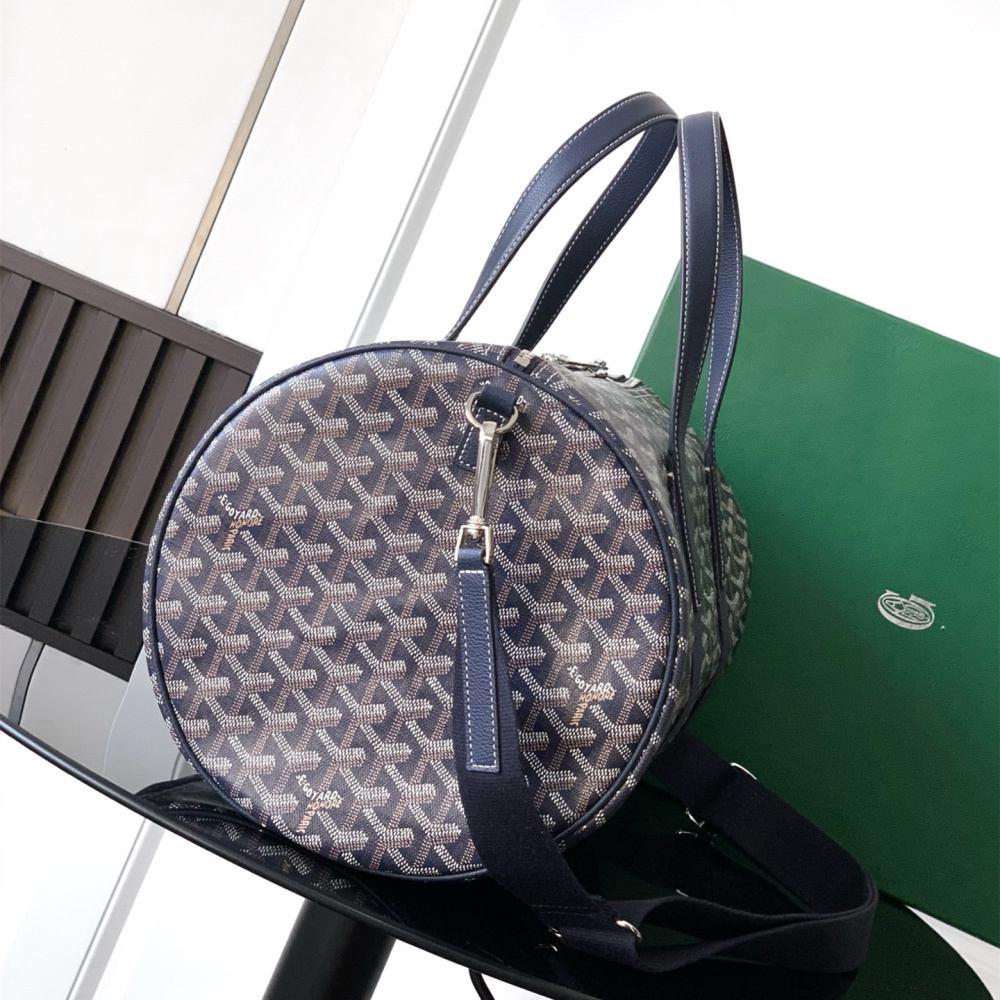 高仿Goyard*BARREL11運動手提旅行袋40深藍免檢版