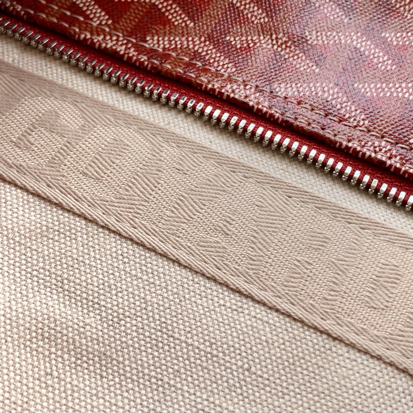 高仿Goyard*BARREL9運動手提旅行袋40紅色免檢版