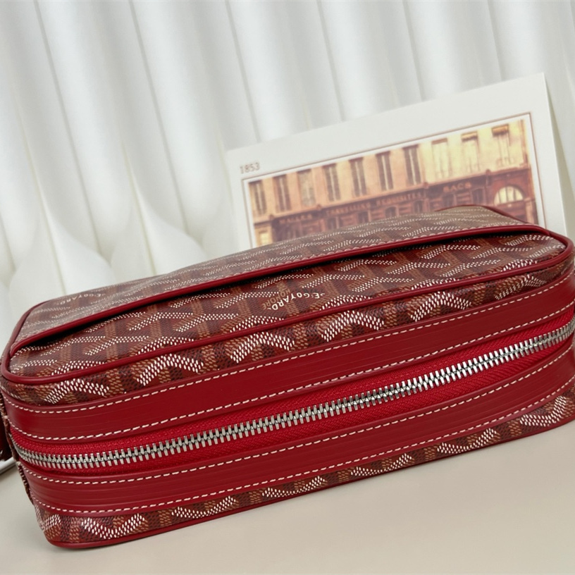 高仿Goyard*CAPVEP10相機郵差包紅色小號免檢版