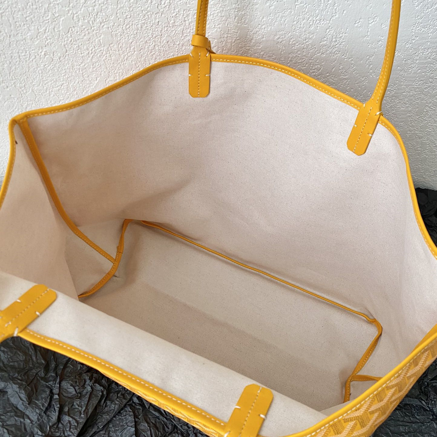 高仿Goyard*STLOUI2滿印Tote媽咪袋黃色大號免檢版