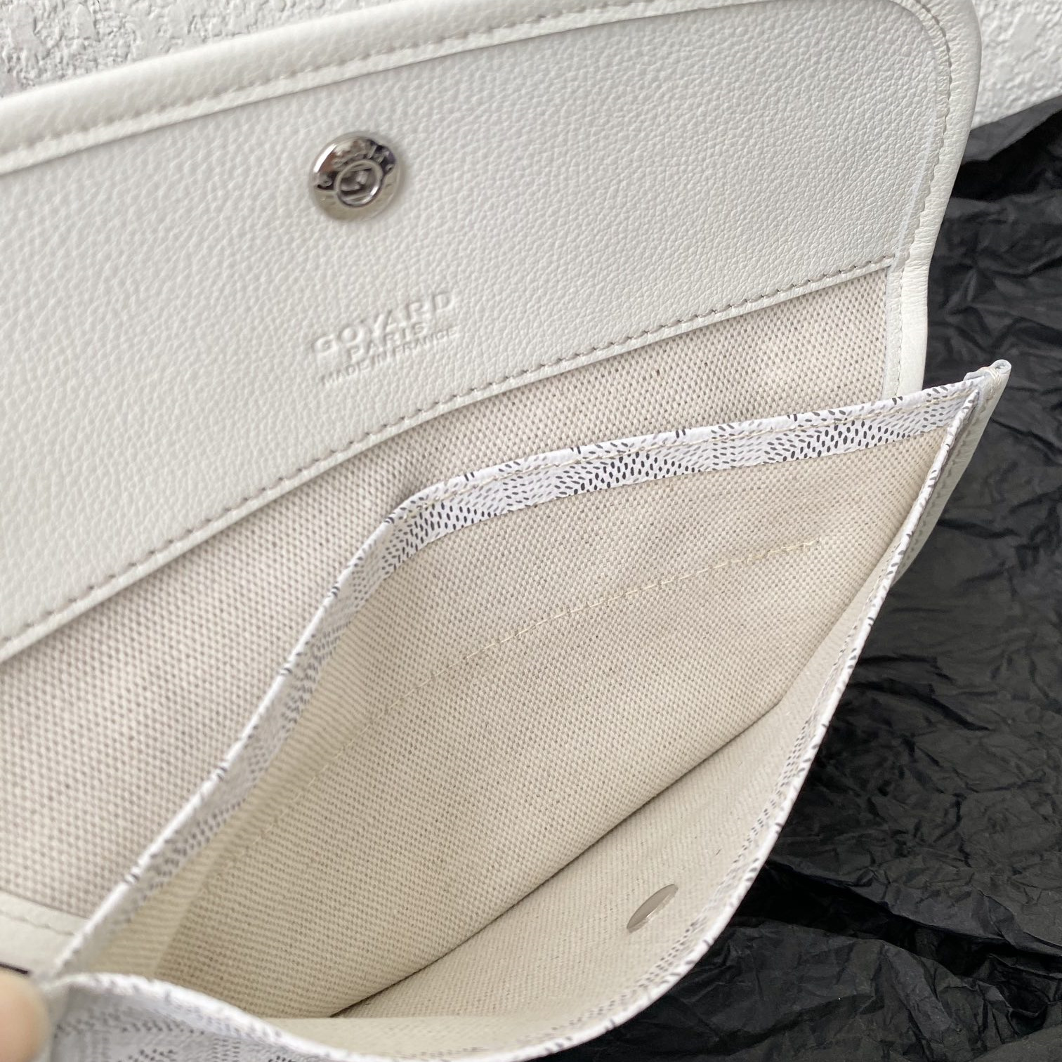 高仿Goyard*STLOUI3滿印Tote媽咪袋白色大號免檢版
