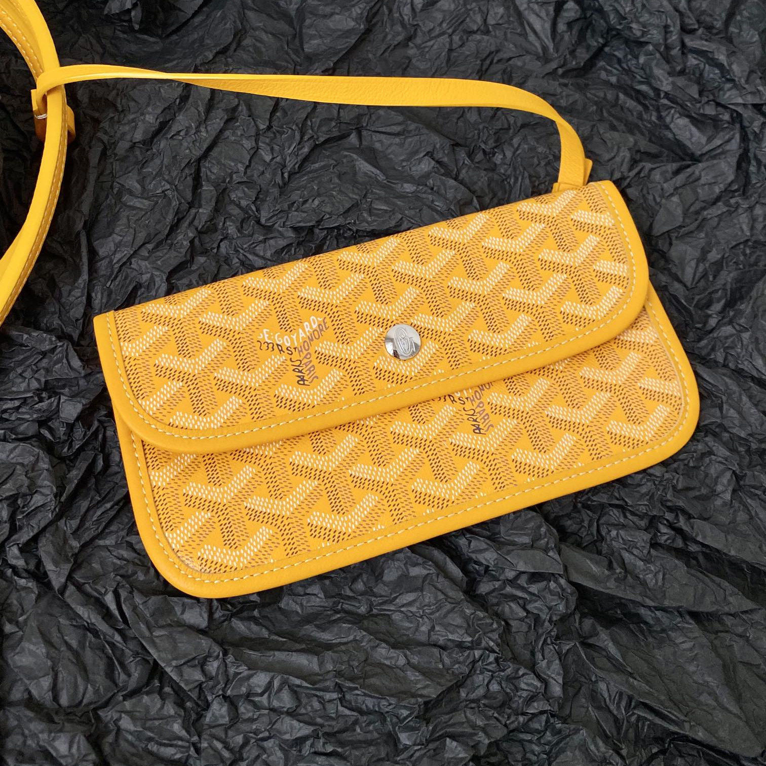 高仿Goyard*STLOUI2滿印Tote媽咪袋黃色大號免檢版