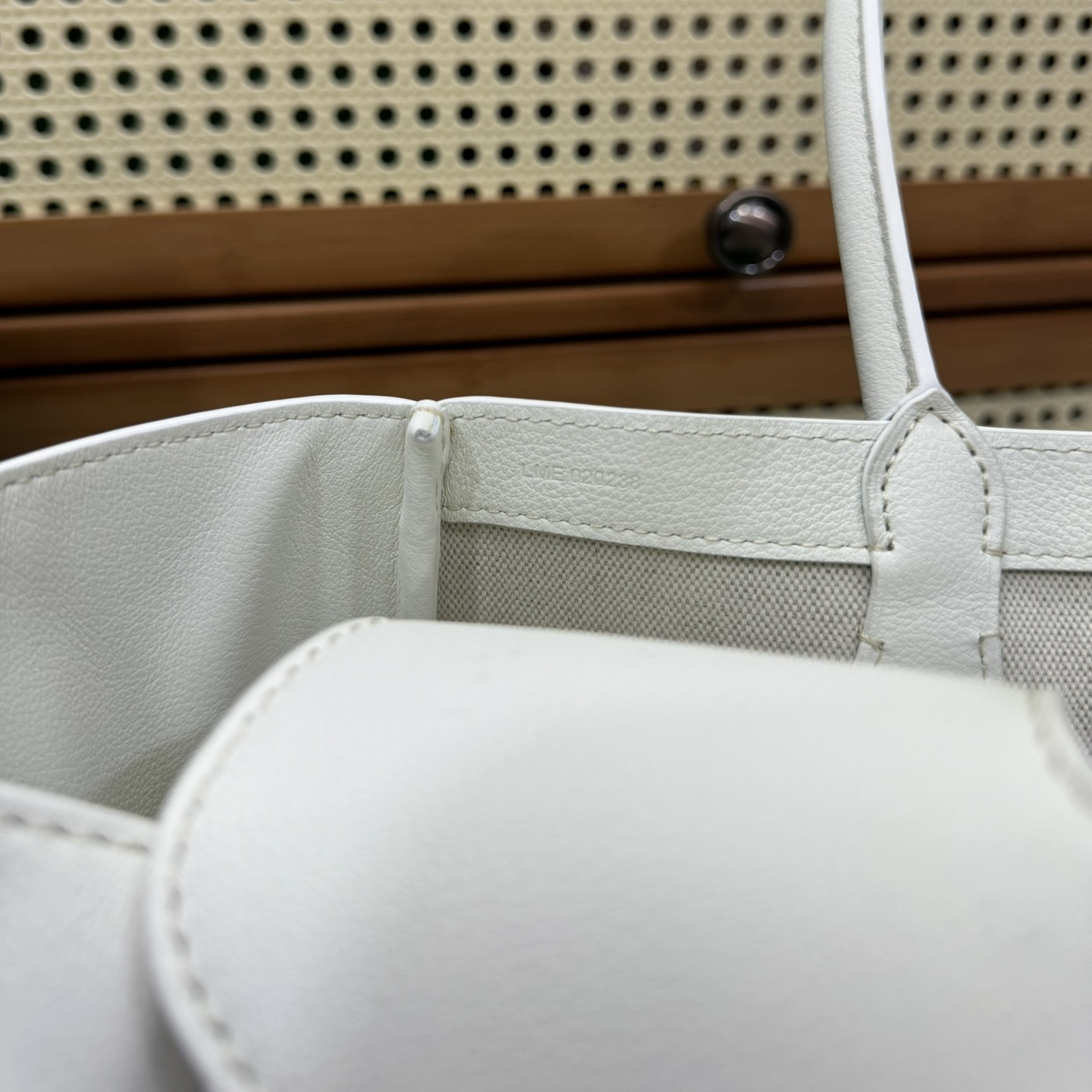 高仿Goyard*SAIGOC3手提托特包雙拼白色大號免檢版
