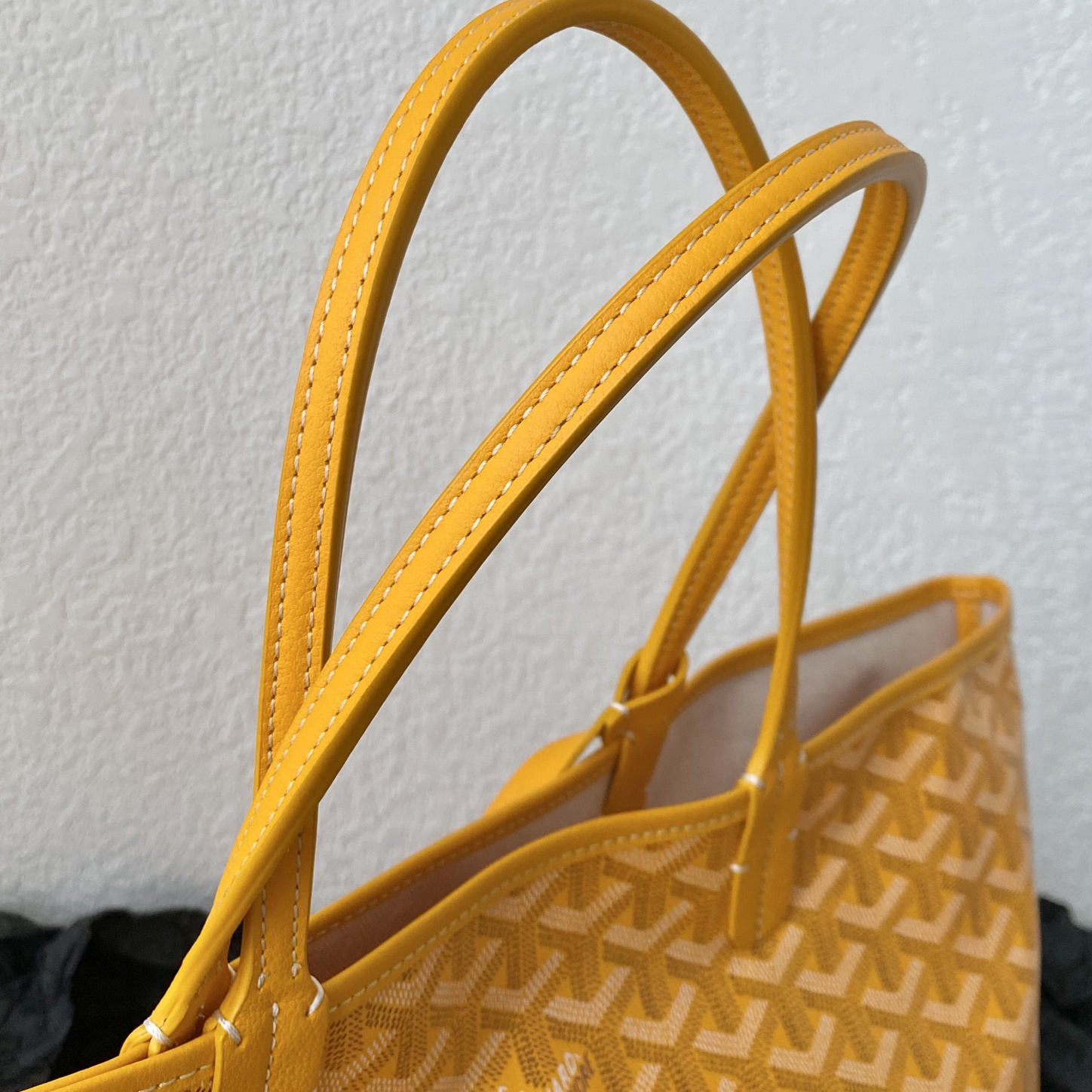 高仿Goyard*STLOUIB滿印Tote購物袋黃色中號免檢版