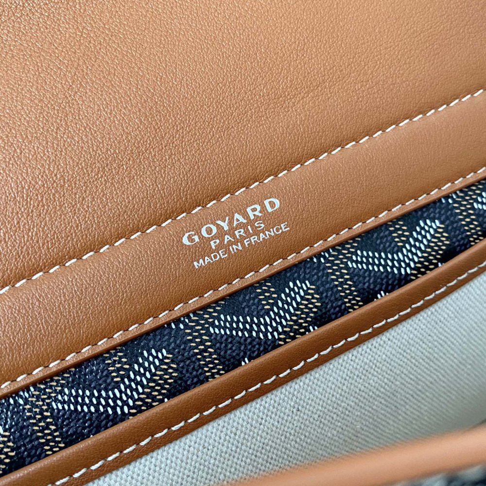 高仿Goyard*ROUETT2老花滿印單肩手拎袋紫色小號免檢版