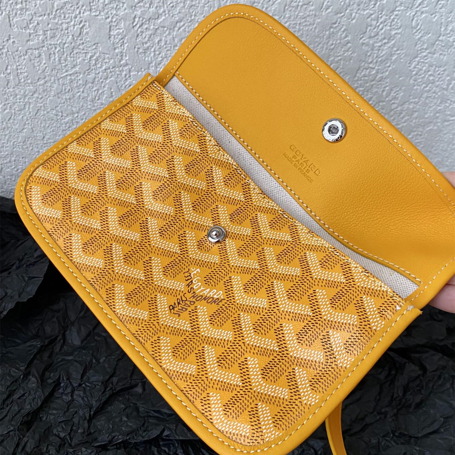 高仿Goyard*STLOUIB滿印Tote購物袋黃色中號免檢版