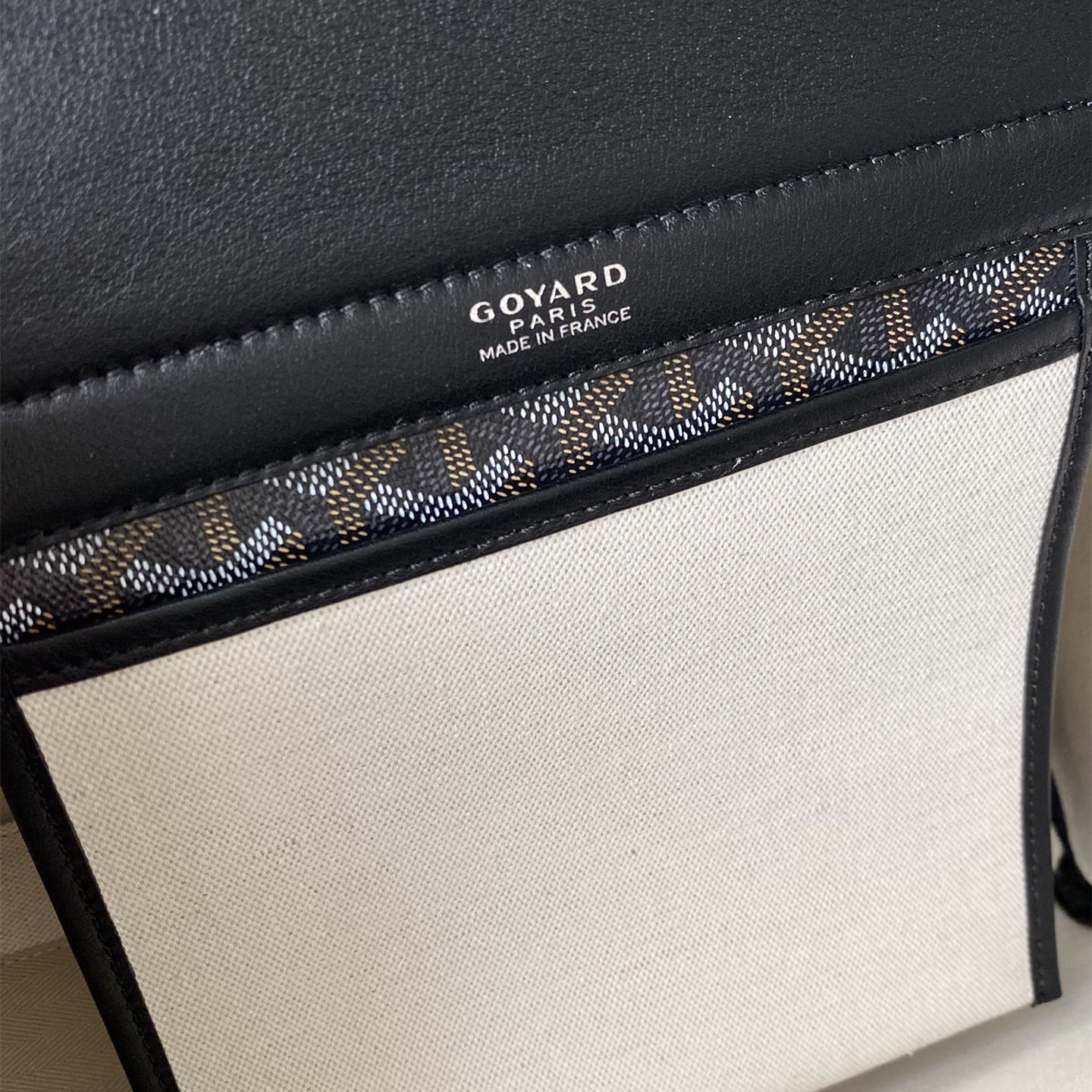 高仿Goyard*ROUETT1老花滿印單肩手拎袋黑色小號免檢版